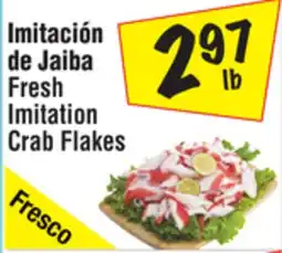 El Super Fresh Imitation Crab Flakes offer