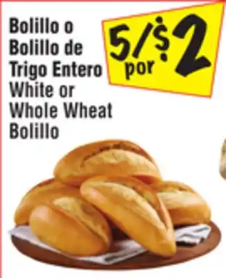 El Super White or Whole Wheat Bolillo offer