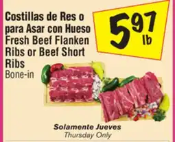 El Super Fresh Beef Flanken Ribs or Beef Short Ribs offer