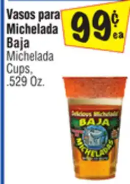 El Super Michelada Cups offer