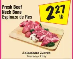 El Super Fresh Beef Neck Bone offer