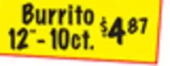 El Super Burrito offer