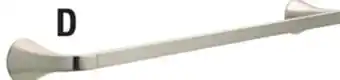 Menards Delta Dallace 18 SpotShield Brushed Nickel Towel Bar offer