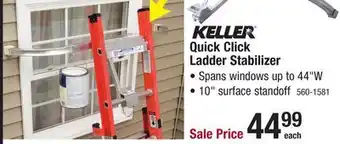 Menards Keller QuickClick Stabilizer offer