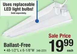 Menards ZONE 4' 2-Light Ballast-Free Shop Light offer