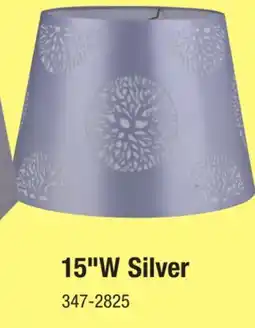 Menards Patriot Lighting Mix and Match 15 Silver Lamp Shade offer