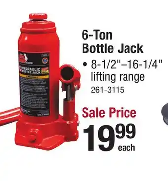 Menards Torin Big Red 6-Ton Bottle Jack offer