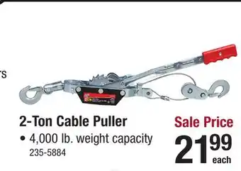 Menards Torin Big Red 2-Ton Cable Puller offer