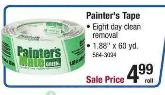 Menards Painter's Mate Green 1.88 x 60 yd Painter's Tape offer