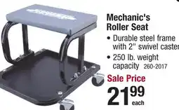 Menards Performax 250 Lbs. Mechanic's Roller Seat offer