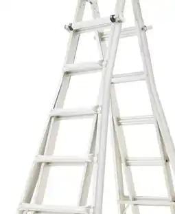 Menards Safe Reach 23ft Aluminum Multi-Position Ladder with Project Top - 300 lb. Type IA Load Rating offer