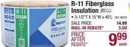 Menards R-11 EcoRoll 3-1/2 x 15 x 40' Kraft-Faced Fiberglass Insulation Roll offer