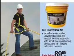 Menards Guardian Fall Protection Fall Protection Safety Kit offer