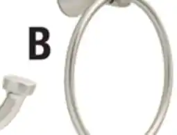 Menards Delta Dallace SpotShield Brushed Nickel Towel Ring offer