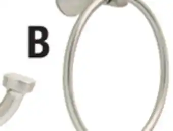 Menards Delta Dallace SpotShield Brushed Nickel Towel Ring offer