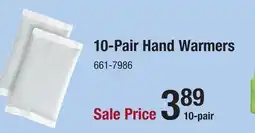 Menards THAW Small Hand Warmers - 10 Pack offer