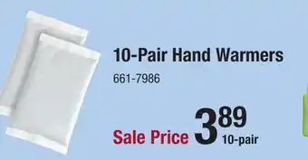 Menards THAW Small Hand Warmers - 10 Pack offer