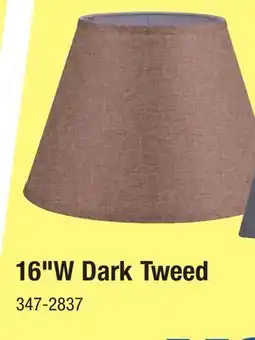 Menards Patriot Lighting Mix and Match 16 Dark Tweed Lamp Shade offer