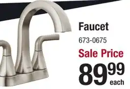 Menards Delta Dallace Two-Handle 4 Centerset Stainless Bathroom Faucet offer