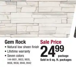 Menards MSI Gem Rock Vernon Manufactured Stone Veneer Siding (6 sq. ft.) offer