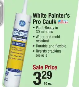 Menards GE Painters Pro White Quick Dry Sealant - 10 oz offer