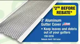 Menards Spectra 3' Armour Screen Gutter Cover offer