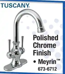 Menards Tuscany Meyrin Two Handle 4 Centerset Polished Chrome Bathroom Sink Faucet offer