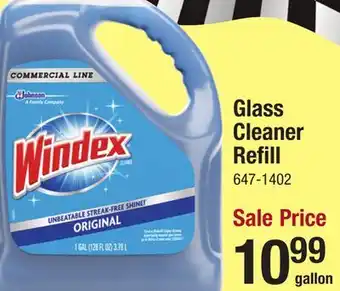 Menards Windex Original Glass Cleaner Refill - 128 oz offer