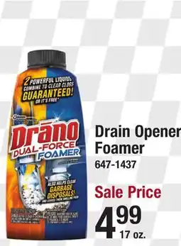 Menards Drano Dual-Force Foamer Clog Remover - 17 oz offer