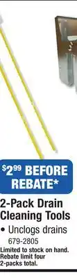 Menards Cobra Drain Cleaning Tool - 2 Pack offer