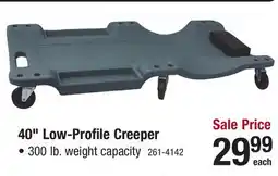 Menards Performax 40 Low-Profile Shop Creeper offer