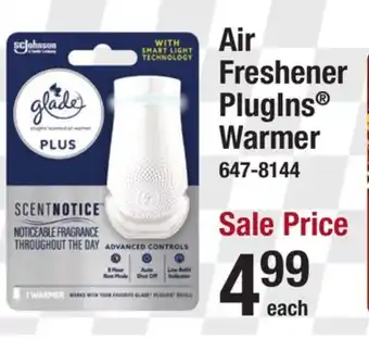 Menards Glade PlugIns Scented Oil Plus offer