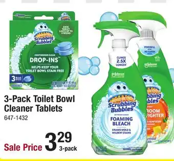 Menards Scrubbing Bubbles Drop-Ins Toilet Bowl Cleaner Tablets - 3 Count offer