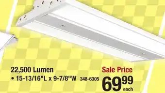 Menards Patriot Lighting 22500 Lumens LED High Bay Light offer