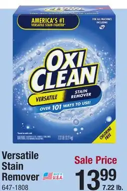 Menards OxiClean Versatile Stain Remover Powder, 7.22 lb offer