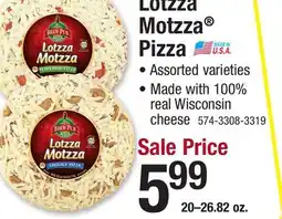 Menards Brew Pub Lotzza Motzza Sausage & Pepperoni Pizza - 23.82 oz offer