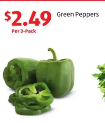 Aldi Green Peppers offer