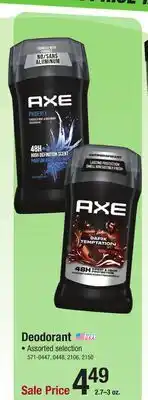 Menards AXE Invisible Solid Phoenix Deodorant & Antiperspirant - 2.7 oz offer