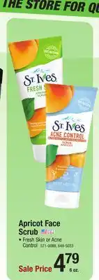 Menards St Ives Fresh Skin Apricot Face Scrub - 6 oz offer