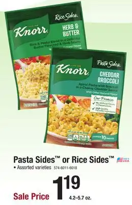 Menards Knorr Pasta Sides Cheddar Broccoli Pasta - 4.3 oz offer