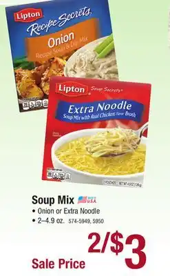 Menards Lipton Recipe Secrets Onion Recipe Soup & Dip Mix - 2 oz offer