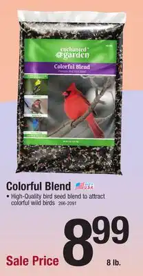 Menards Enchanted Garden Colorful Blend Premium Wild Bird Food Seed Blend - 8 lb offer