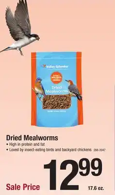 Menards Valley Splendor Dried Mealworms - 17.6 oz offer