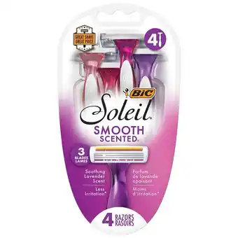 Walgreens Smooth Scented Women's Disposable Razor Lavender offer