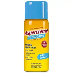 Walgreens Lidocaine Pain Relief Dry Spray Fragrance Free offer