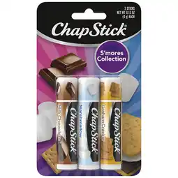 Walgreens Lip Balm S'mores Collection Milk Chocolate, Marshmallow, Graham Cracker offer