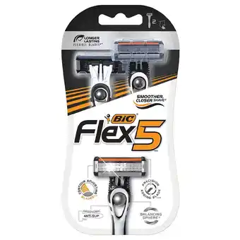 Walgreens Flex 5 Men's Disposable Razor offer