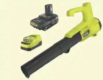 The Home Depot Ryobi One + 18V Blower 2.0Ah Kit offer