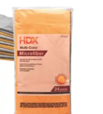 The Home Depot HDX 24-Pack HDX Multi-Purpose Microfiber Cloth offer