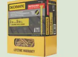 The Home Depot DECKMATE 5 lb. #9x3 Tan Flat-Head Wood Deck Screws offer